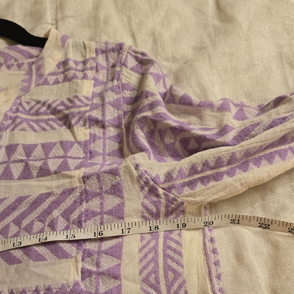 Devotion TWINS Lavender and Cream Long Sleeve Dress - Picture 11 of 16